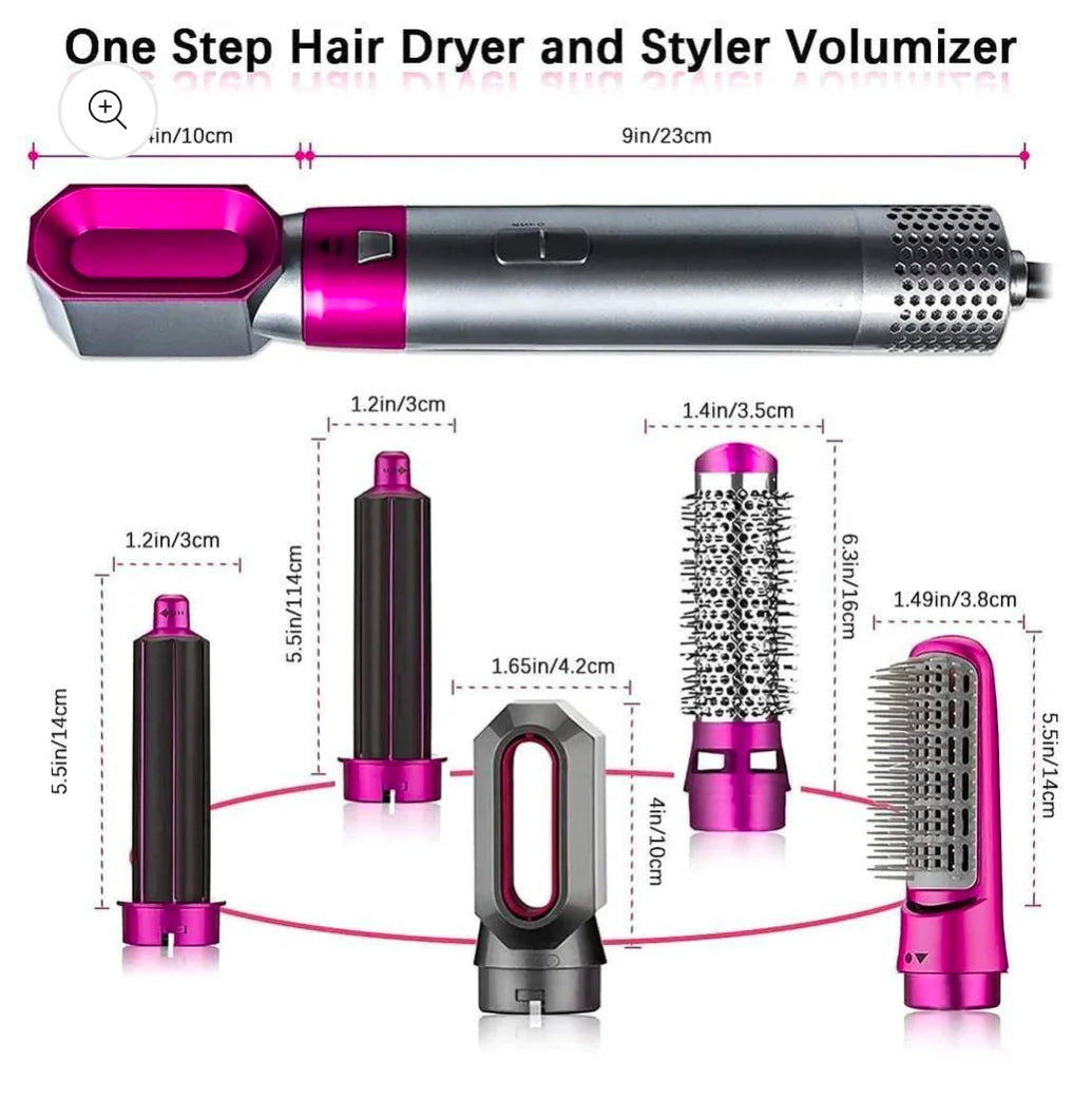 Glamhair 5 in 1 multi head hair styler